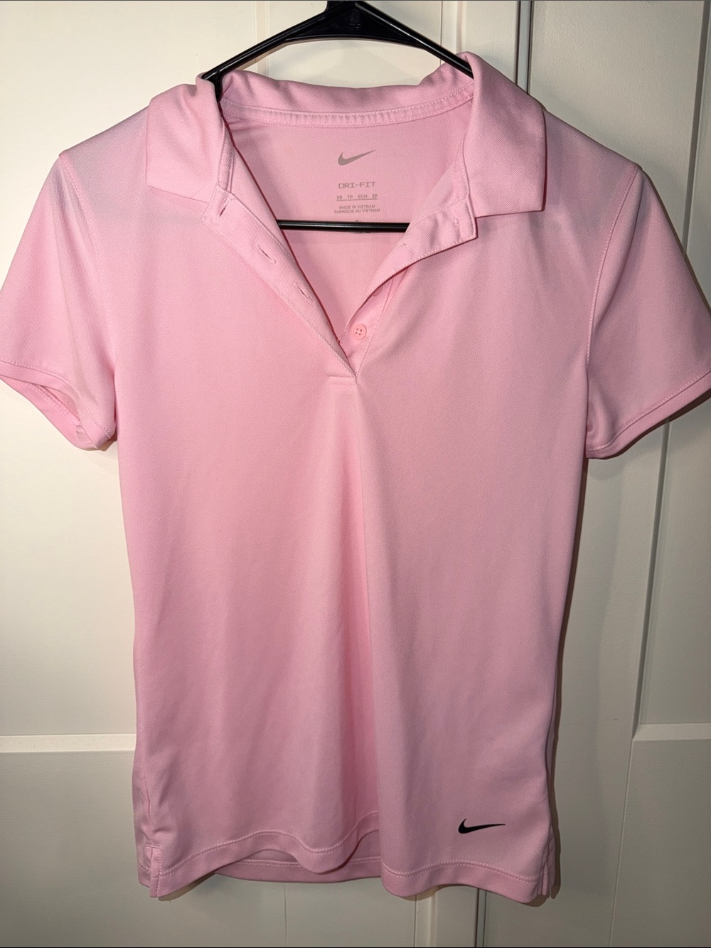 Nike Women’s Golf Shirt Light Pink Short-Sleeve XS NIKE GOLF